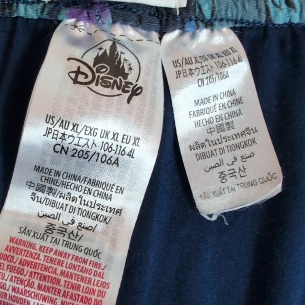 Disney Men's Blue Stitch 626 Mesh Shorts Size XL - Picture 5 of 6